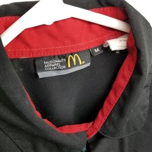 mc donalds Shirts - Mc Donalds uniform black botton up shirt size M mc donalds Shirts - Mc Donalds uniform black botton up shirt size M